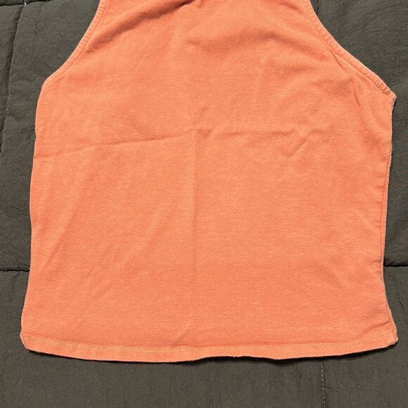 Love Culture Orange Crop Top Tank - Picture 3 of 4